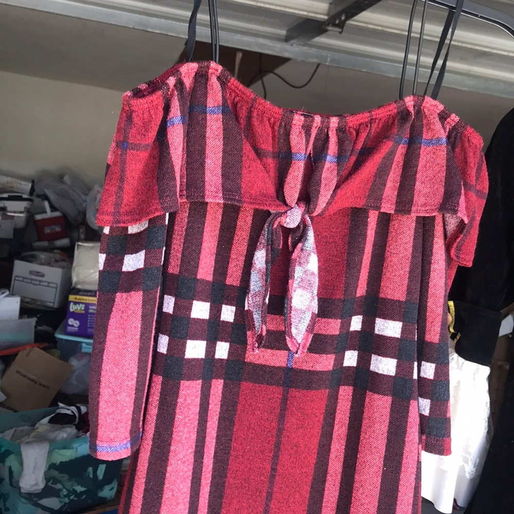 Plaid fall dress